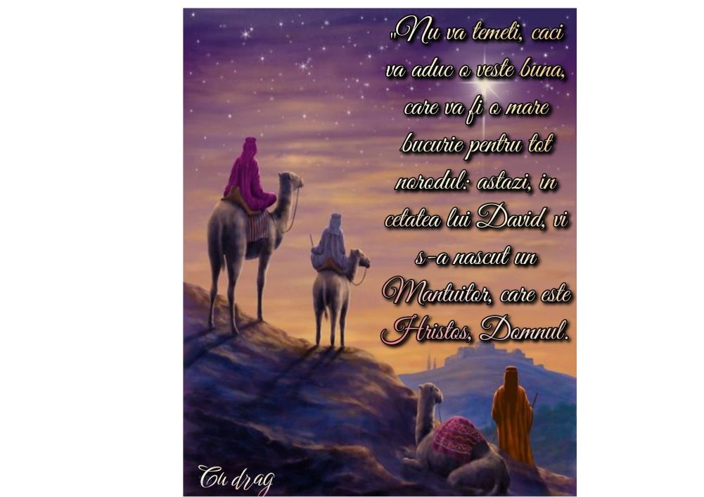 S-a născut Mântuitorul